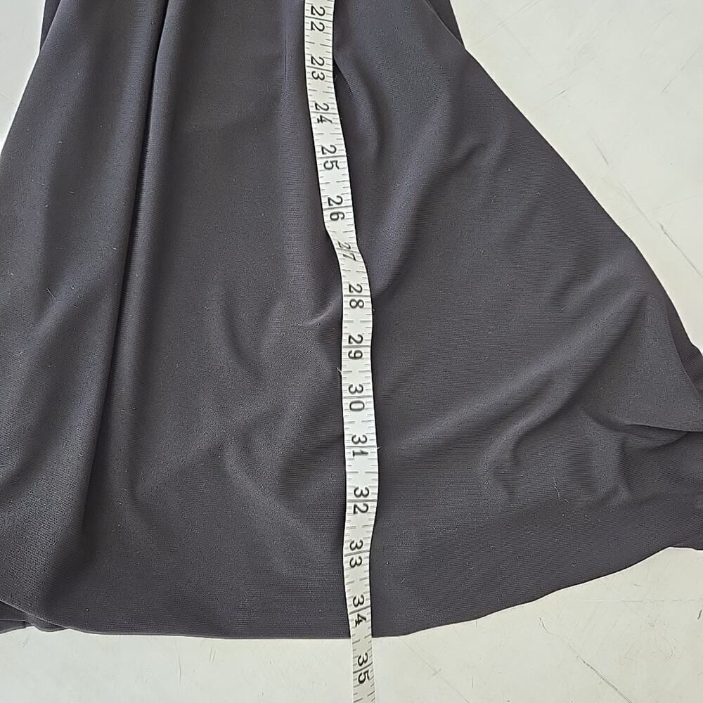 MSK Black Pleated Cape Midi Dress - Picture 6 of 8